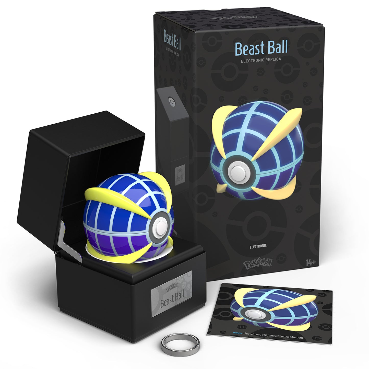 Pokemon Ultra Sun and Moon Beast Poké Ball Light-Up Replica with Display Base