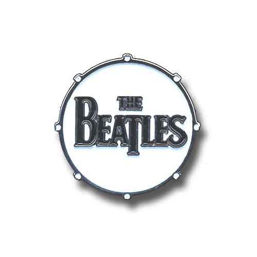 Beatles White Drum Enamel Pin