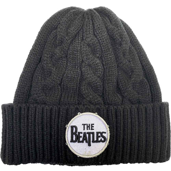 The Beatles Classic Rock Patch Cable Knit Beanie