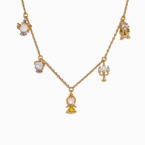 Disney Beauty and the Beast Princess Belle Charm Necklace