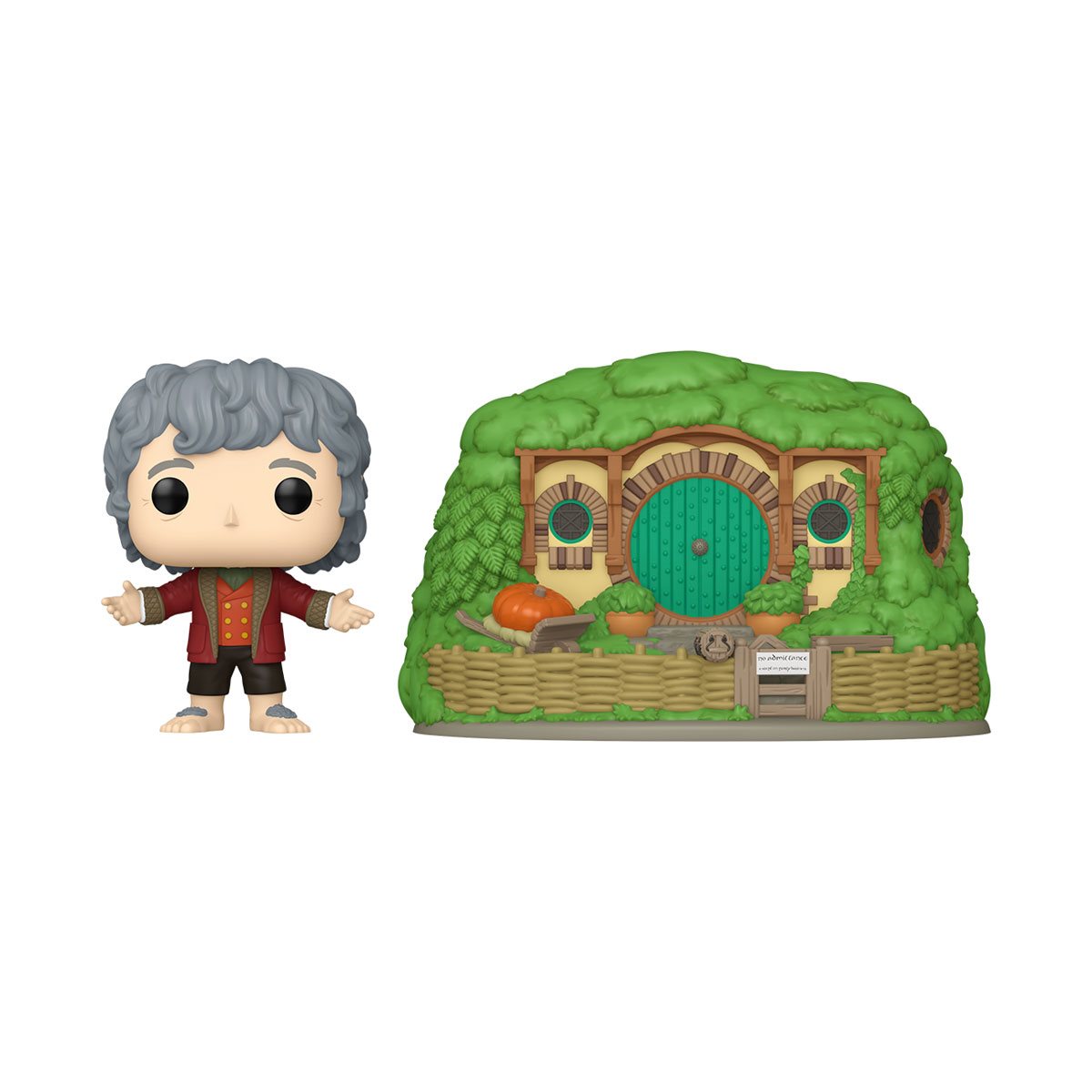 Lord of the Rings Bilbo Baggins with Bag-End Funko Pop! Town Set