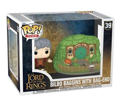 Lord of the Rings Bilbo Baggins with Bag-End Funko Pop! Town Set