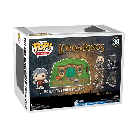 Lord of the Rings Bilbo Baggins with Bag-End Funko Pop! Town Set