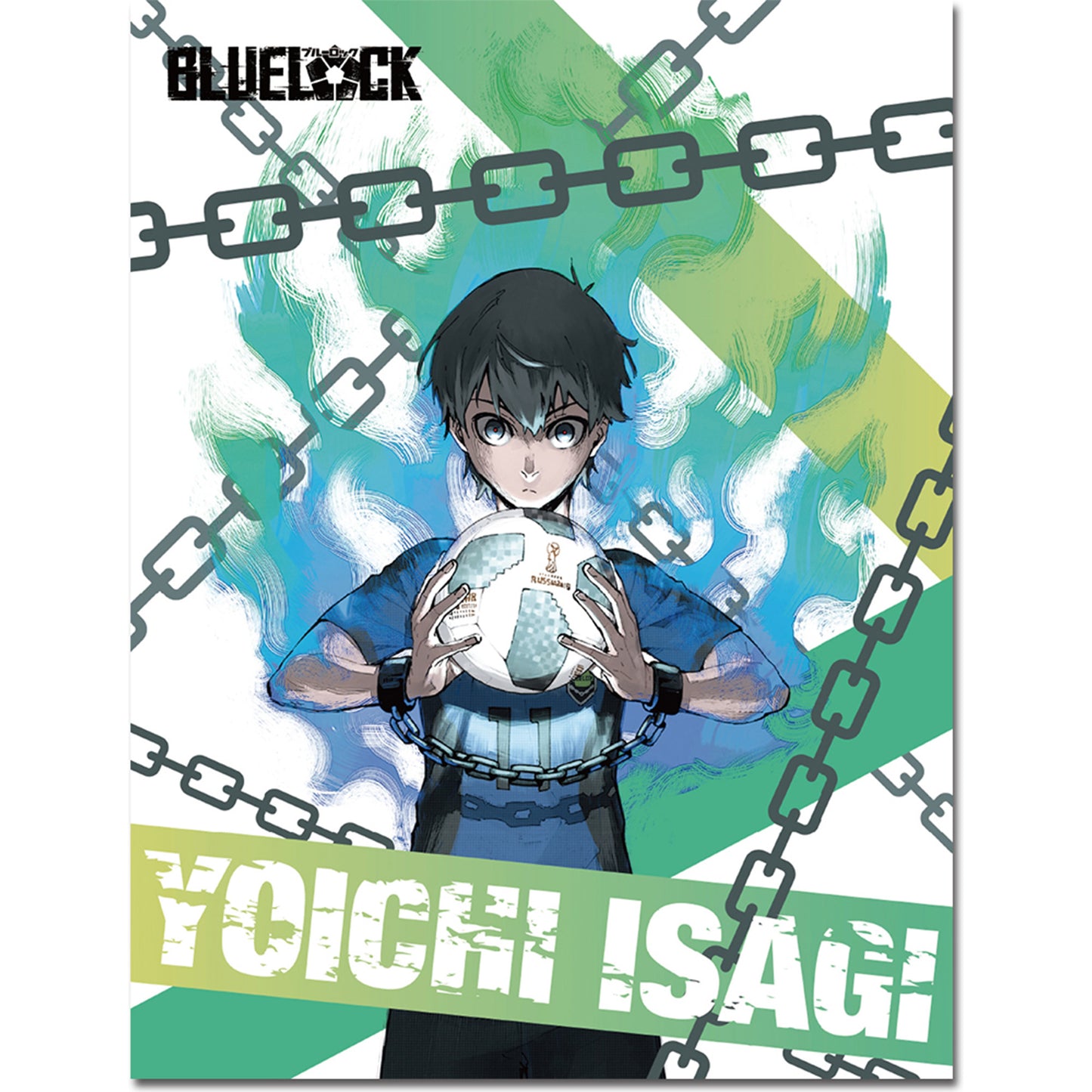 Blue Lock Yoichi Isagi Anime Fleece Blanket