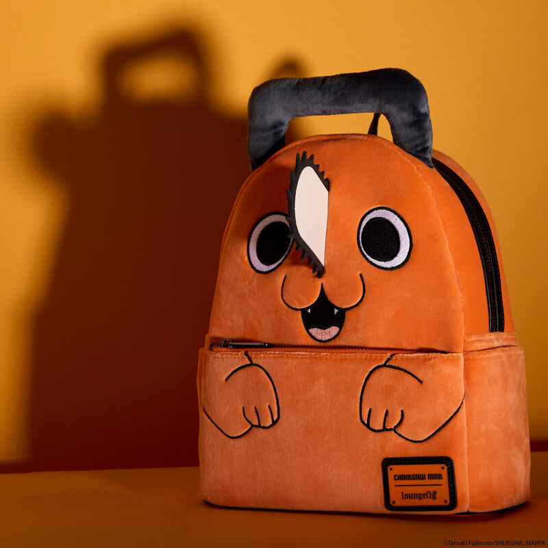 Chainsaw Man Pochita Plush Mini Backpack by Loungefly