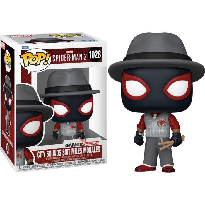 Gamerverse: Spider-Man 2 City Sounds Suit Miles Morales Funko Pop #1028