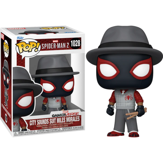 Gamerverse: Spider-Man 2 City Sounds Suit Miles Morales Funko Pop #1028