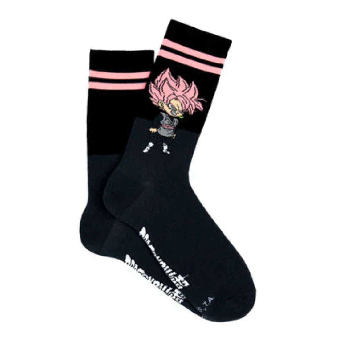 Dragon Ball Z Super Saiyan Goku Rose Crew Socks