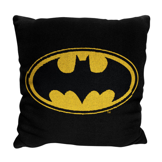 DC Batman Vengeance Double Sided Woven Jacquard Pillow 14" x 14"