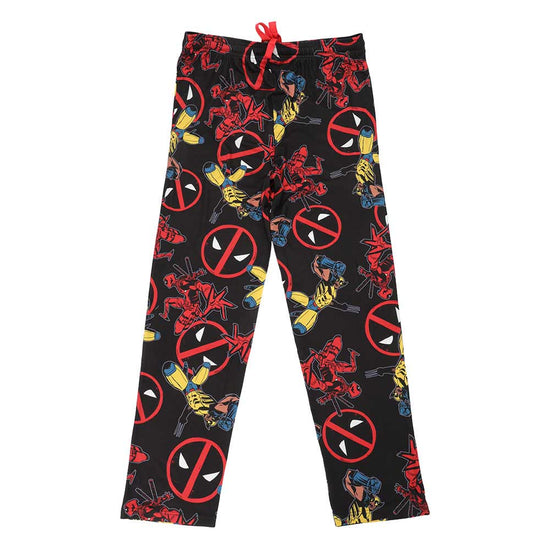 Marvel Deadpool & Wolverine Print Pajama Pants