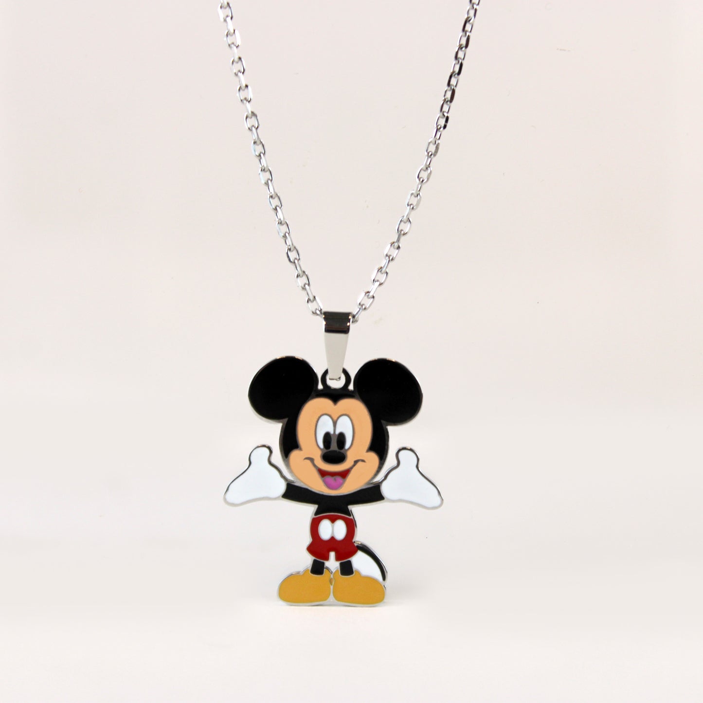 Disney 100 Mickey Mouse Enamel Charm Necklace