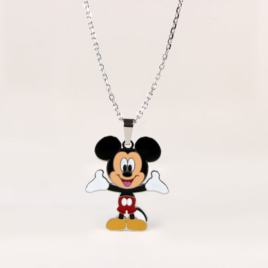 Disney 100 Mickey Mouse Enamel Charm Necklace