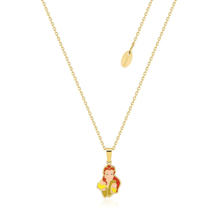 Ecc Princess Belle Beauty and the Beast Enamel Necklace 