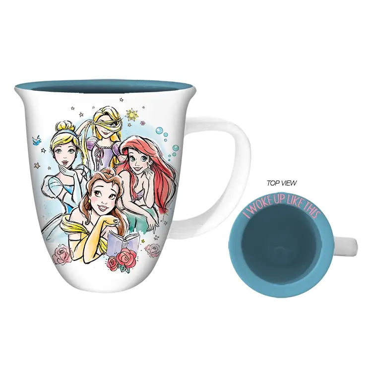 Disney Princess Water Color Illustration 14oz Ceramic Mug