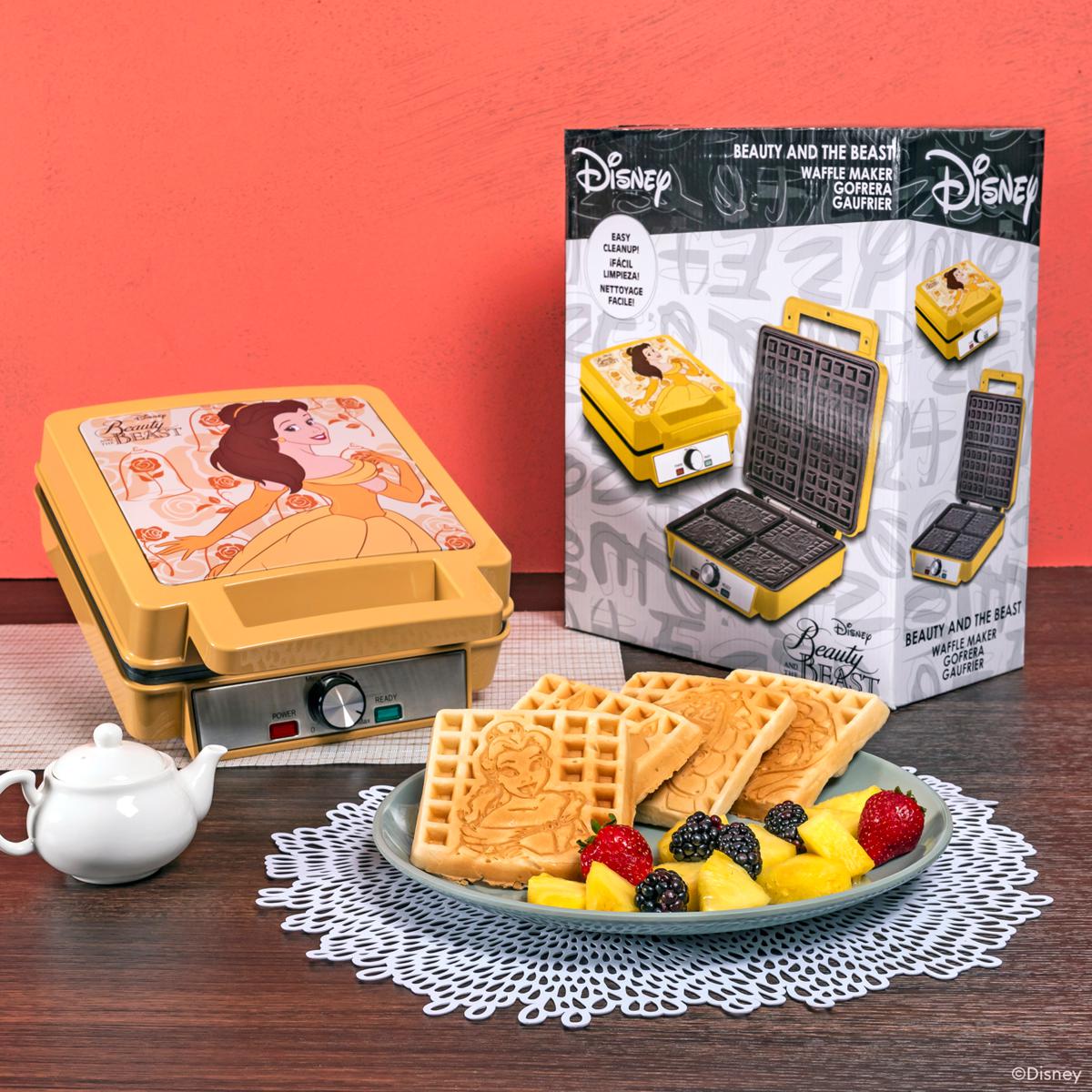 Disney Beauty & The Beast Deluxe Waffle Maker