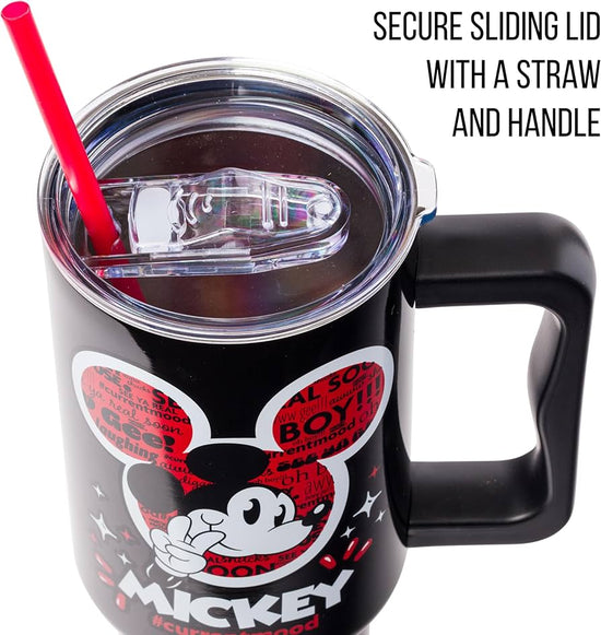 Disney Classic Mickey Mouse “#currentmood” Stainless Steel Tumbler