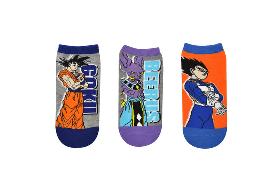 Dragon Ball Super 3-Pack Unisex Ankle Socks