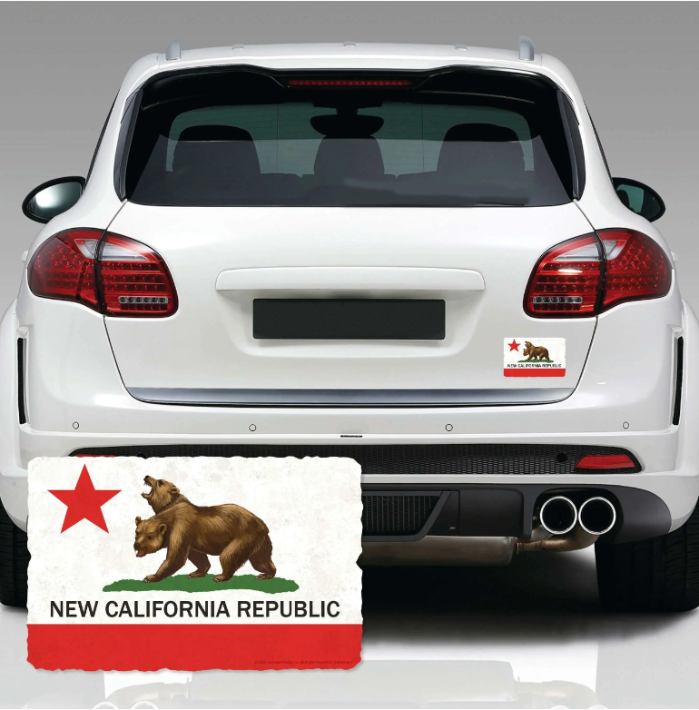 Fallout New California Republic Flag Vinyl Decal