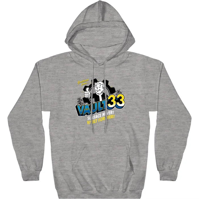 Fallout Vault 33 Postcard Graphic Hoodie