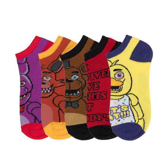 Five Nights at Freddy's Fazbear Band 5 Pair Ankle Socks