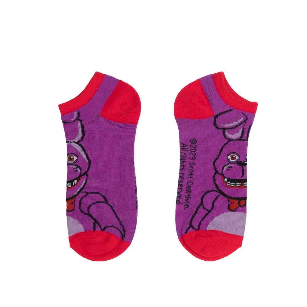 Five Nights at Freddy's Fazbear Band 5 Pair Ankle Socks