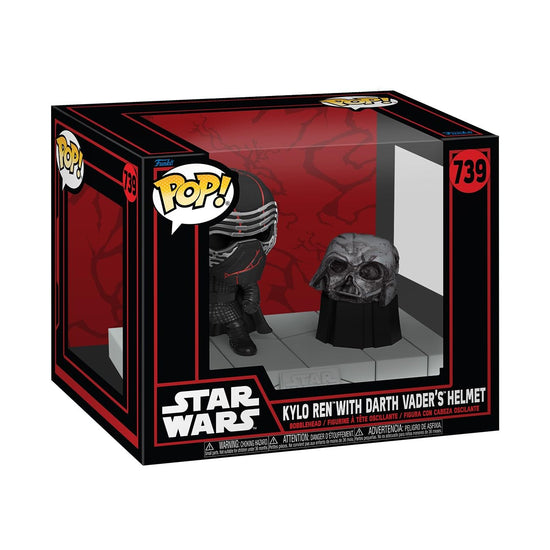 Star Wars Kylo Ren with Darth Vader's Helmet Funko Pop! Deluxe Figure #739