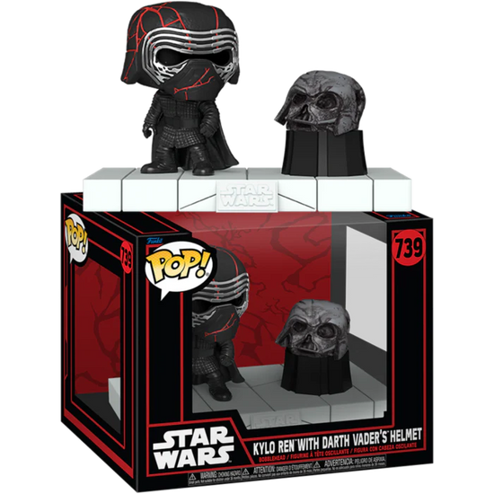 Star Wars Kylo Ren with Darth Vader's Helmet Funko Pop! Deluxe Figure #739