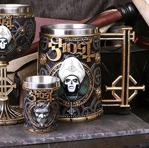 Ghost Gold Meliora Sculpted Tankard by Nemesis Now