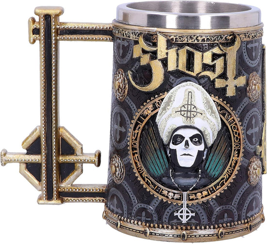 Ghost Gold Meliora Sculpted Tankard by Nemesis Now