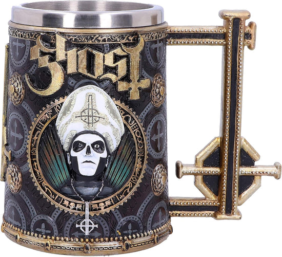 Ghost Gold Meliora Sculpted Tankard by Nemesis Now