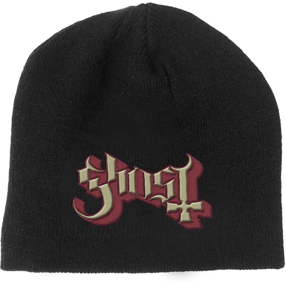 Ghost Embroidered Logo Metal Beanie