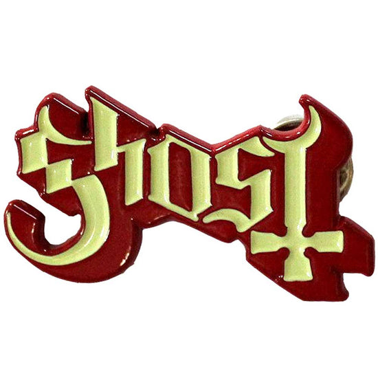 Ghost Red Logo Enamel Pin