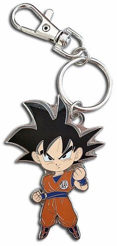 Load image into Gallery viewer, Goku (Dragon Ball) Metal Keychain
