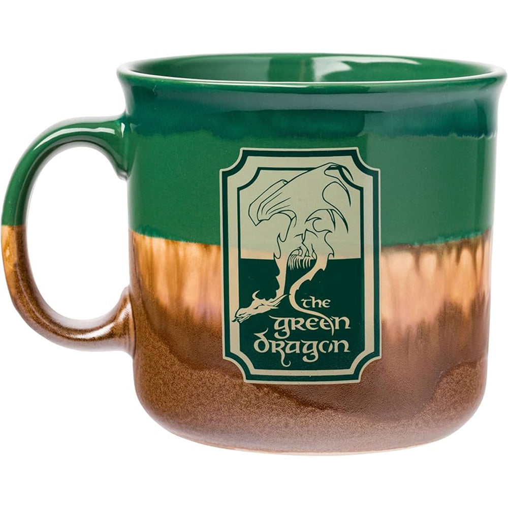 Lord of the Rings The Green Dragon Two Tone Drip 20oz Ceramic Mug