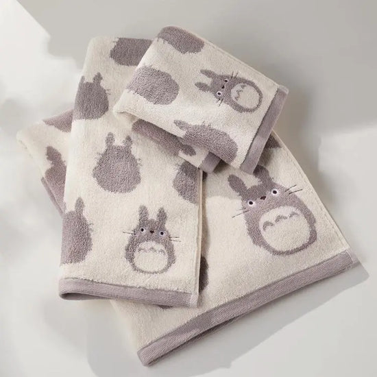 Totoro Silhouette Bath Towel Studio Ghibli