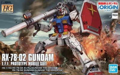 HG 1/144 RX-78-02 Gundam The Origin Ver. Gunpla Kit