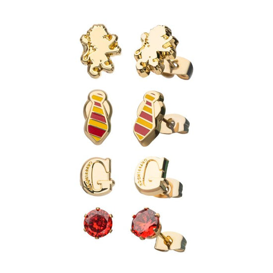 Harry Potter Gryffindor Stud Earring 4 Pack