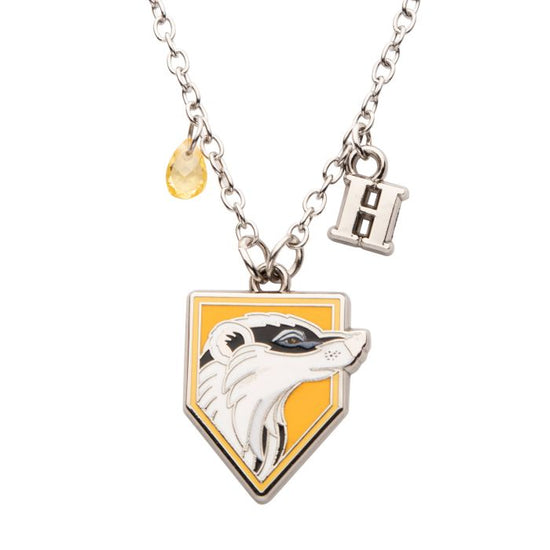 Harry Potter Hufflepuff Badger Charm Necklace