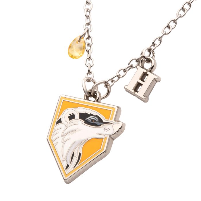 Harry Potter Hufflepuff Badger Charm Necklace