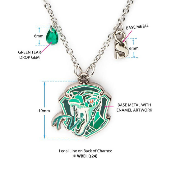 Harry Potter Slytherin Serpent Charm Necklace