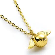 Harry Potter Golden Snitch Dainty Charm Necklace