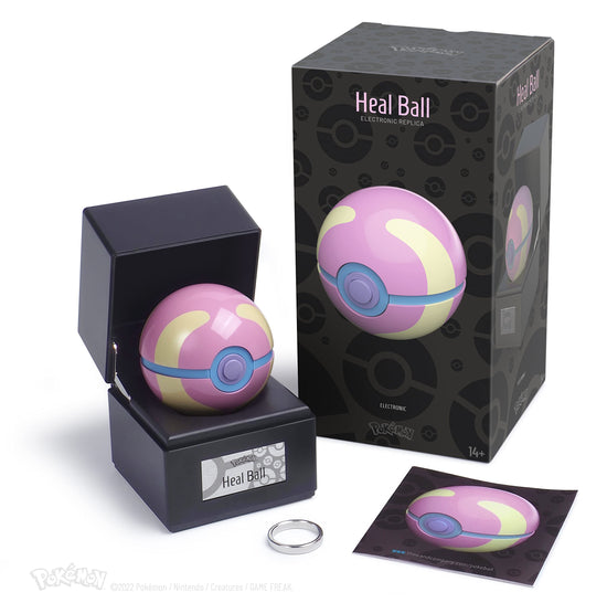 Heal Poké Ball Pokemon Light-Up Replica with Display Base