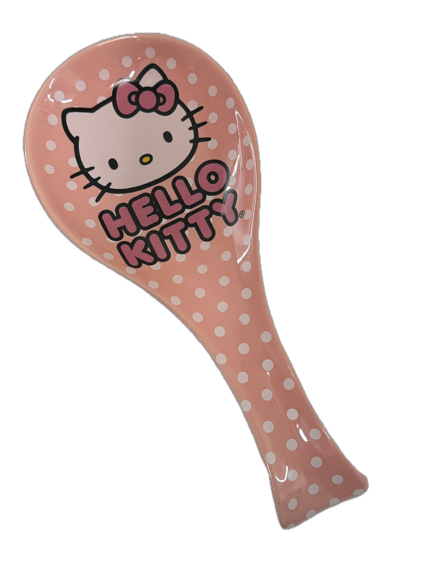 Hello Kitty Polka Dot Ceramic Spoon Rest