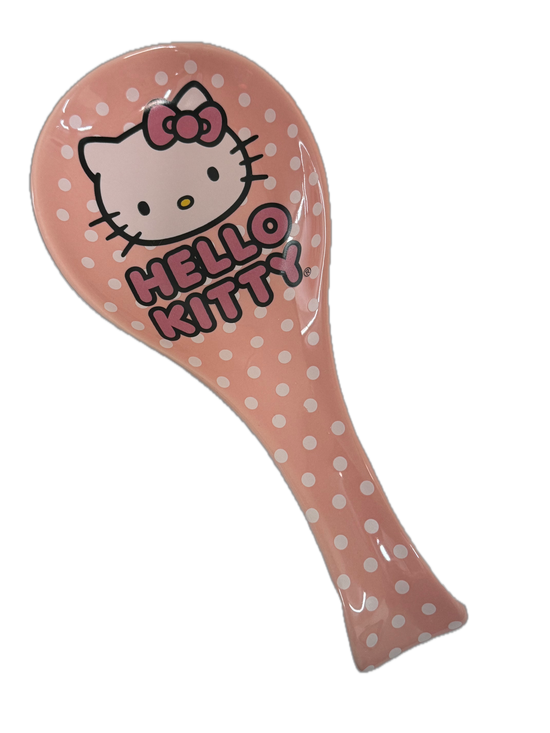 Hello Kitty Polka Dot Ceramic Spoon Rest