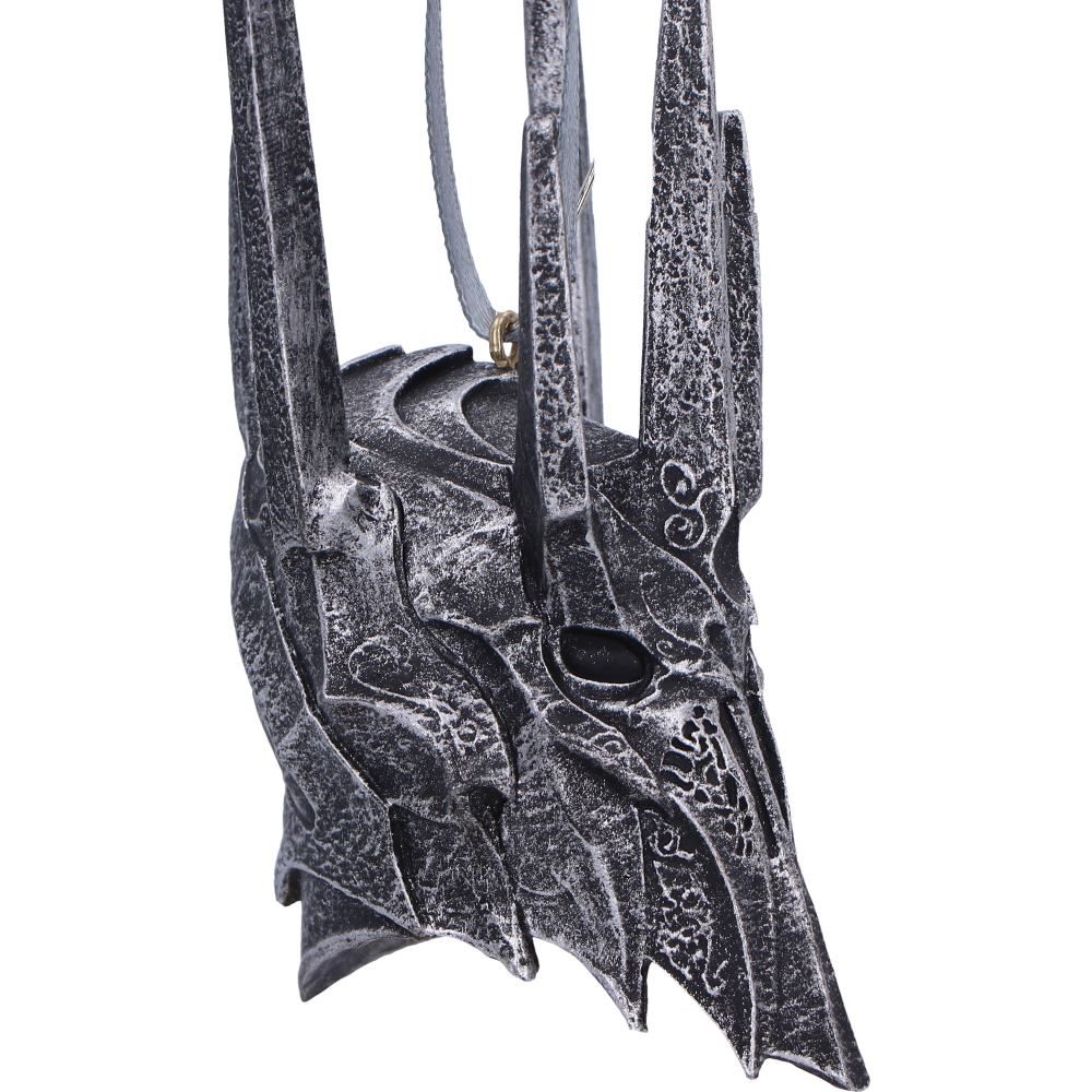 Lord of the Rings Helm of Sauron Hanging Christmas Ornament by Nemesis Now