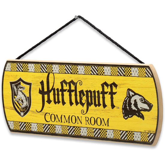 Harry Potter Hufflepuff Common Room Hanging Wooden Wall Sign