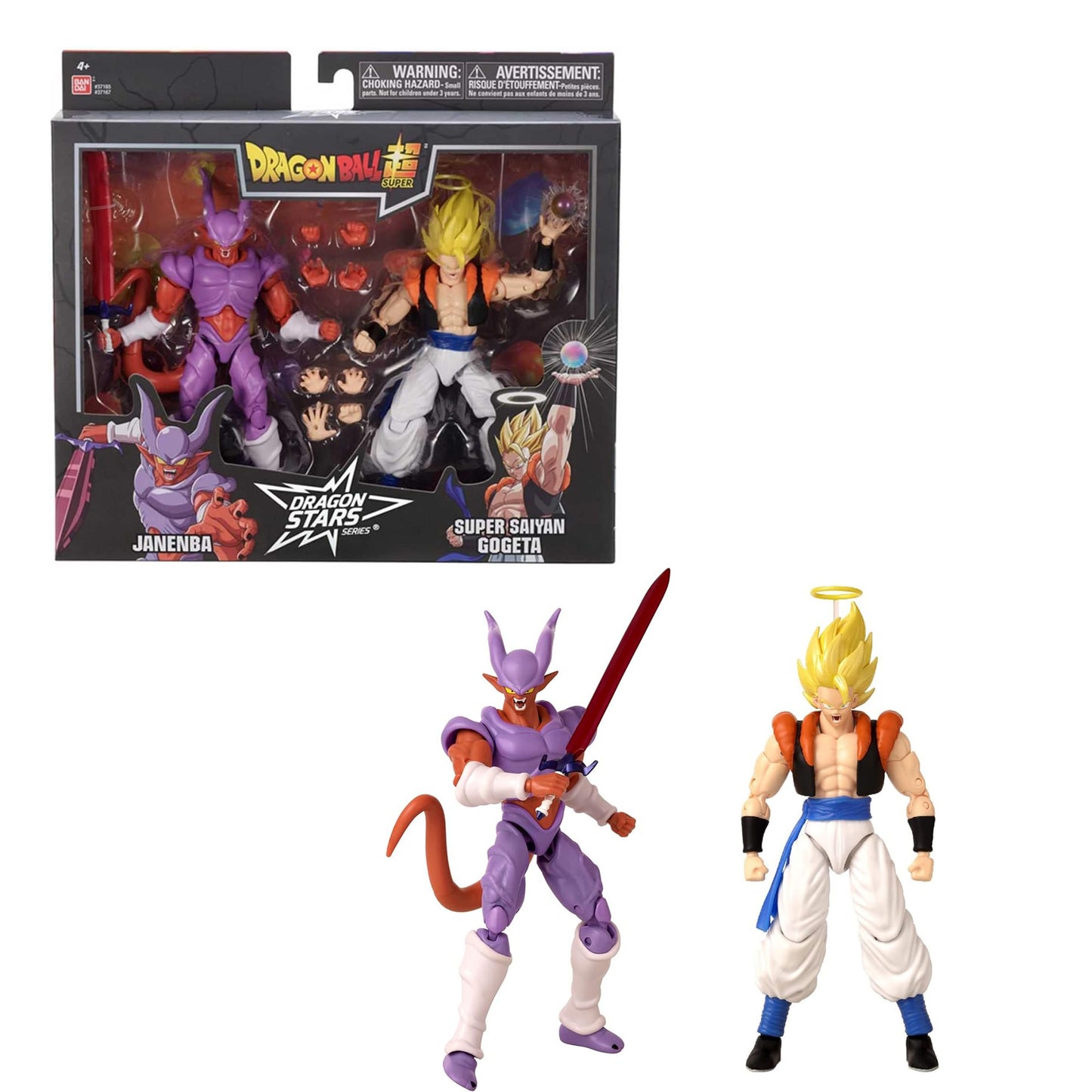 Dragon Ball Super Janenba and Super Saiyan Gogeta Dragon Stars Action Figure 2-Pack