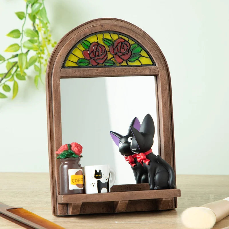 Studio Ghibli Kiki's Delivery Service "Mirror: A Window of Thought" Jiji Desktop Mirror