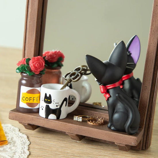 Studio Ghibli Kiki's Delivery Service "Mirror: A Window of Thought" Jiji Desktop Mirror