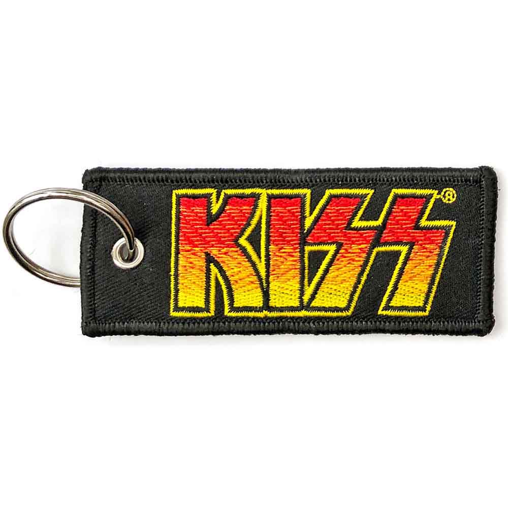 KISS Double Sided Patch Keychain